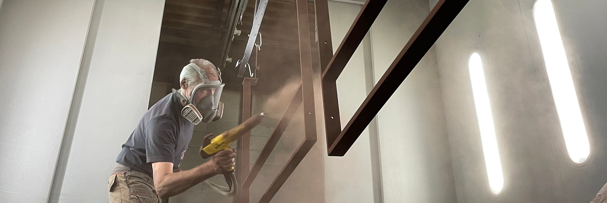 Thermolaquage et peinture poudre sur métal